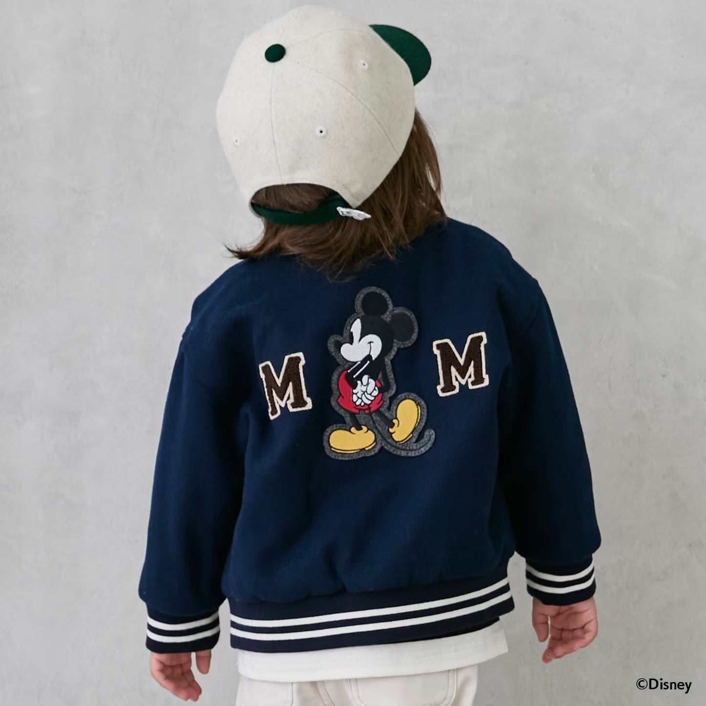 日本童裝 pe#main x Disney 棒球夾棉外套 80-130cm 男童款 秋季 (適合初秋、香港平均溫度）OUTERWEAR 