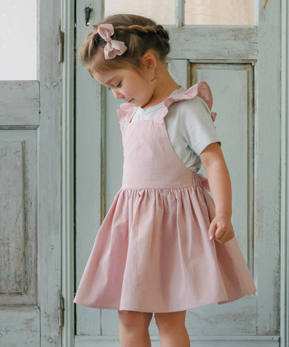 日本童裝 panpantutu 緞帶荷葉邊圍裙連身裙 90-140cm 女童款 夏季 DRESSES