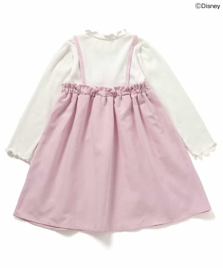 日本童裝 apres les cours x Disney Marie假兩件蝴蝶結連身裙 80-140cm 女童款 冬季 DRESSES