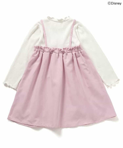 日本童裝 apres les cours x Disney Marie假兩件蝴蝶結連身裙 80-140cm 女童款 冬季 DRESSES
