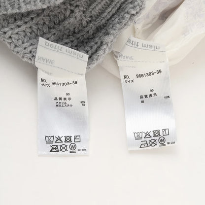 日本童裝 pe#main 針織背心連身裙套裝 80-130cm 女童款 冬季 TOPS DRESSES