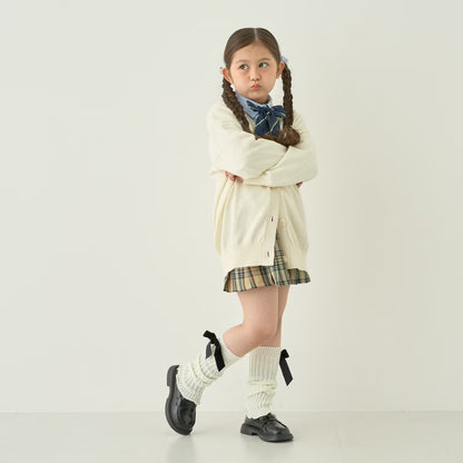 日本童裝 Ly# mine 學生妹薄針織外套 100-150cm 女童款 秋季 OUTERWEAR 萬聖節 Cosplay服裝 Halloween攪鬼特輯