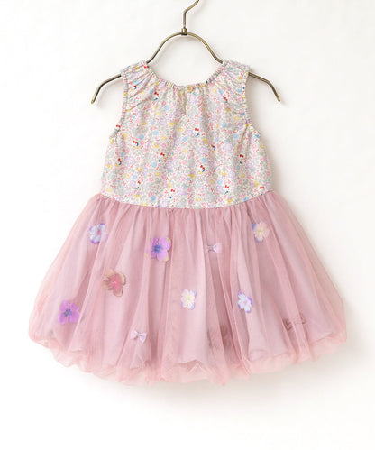 日本童裝 panpantutu x Sanrio Hello Kitty 泡泡背心連身裙 80-150cm 女童款 夏季 DRESSES