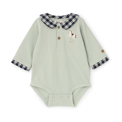 日本童裝 pe#main x【POLO BCS】連衣 70-80cm 男童款/女童款 初生嬰兒 秋季 Jumpsuit