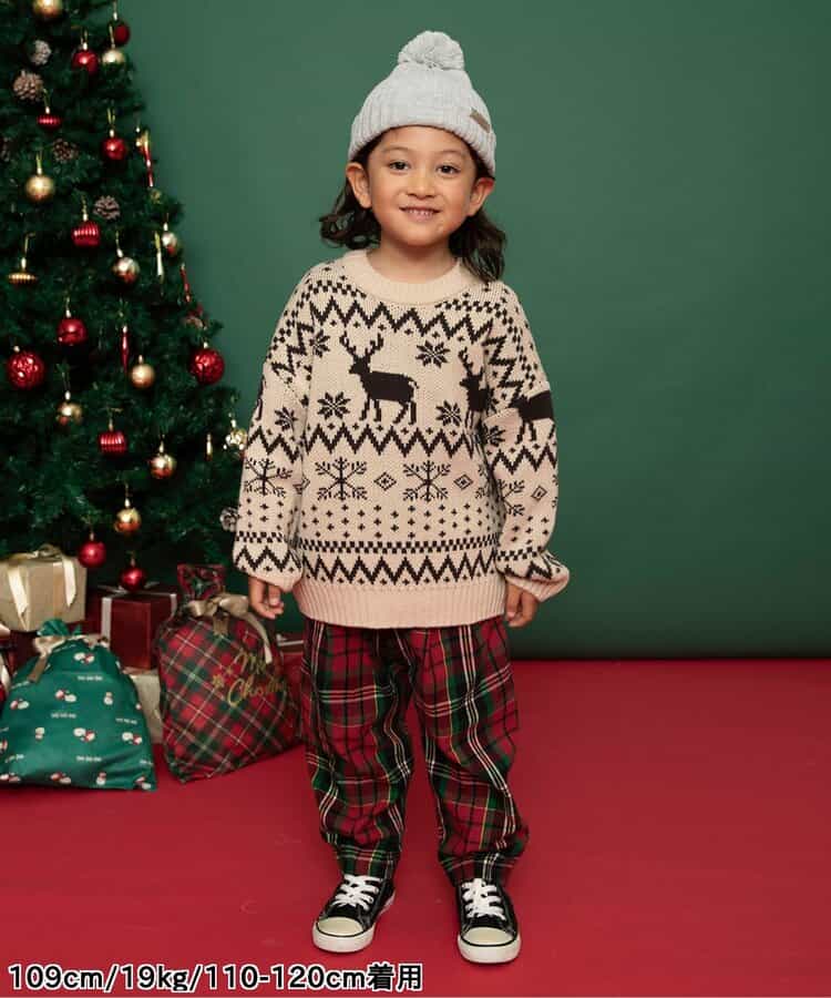 日本童裝 BREEZE 針織冷衫 80-140cm 男童款/女童款 冬季 Tops Christmas 聖誕快樂特輯 聖誕服裝/飾物配件