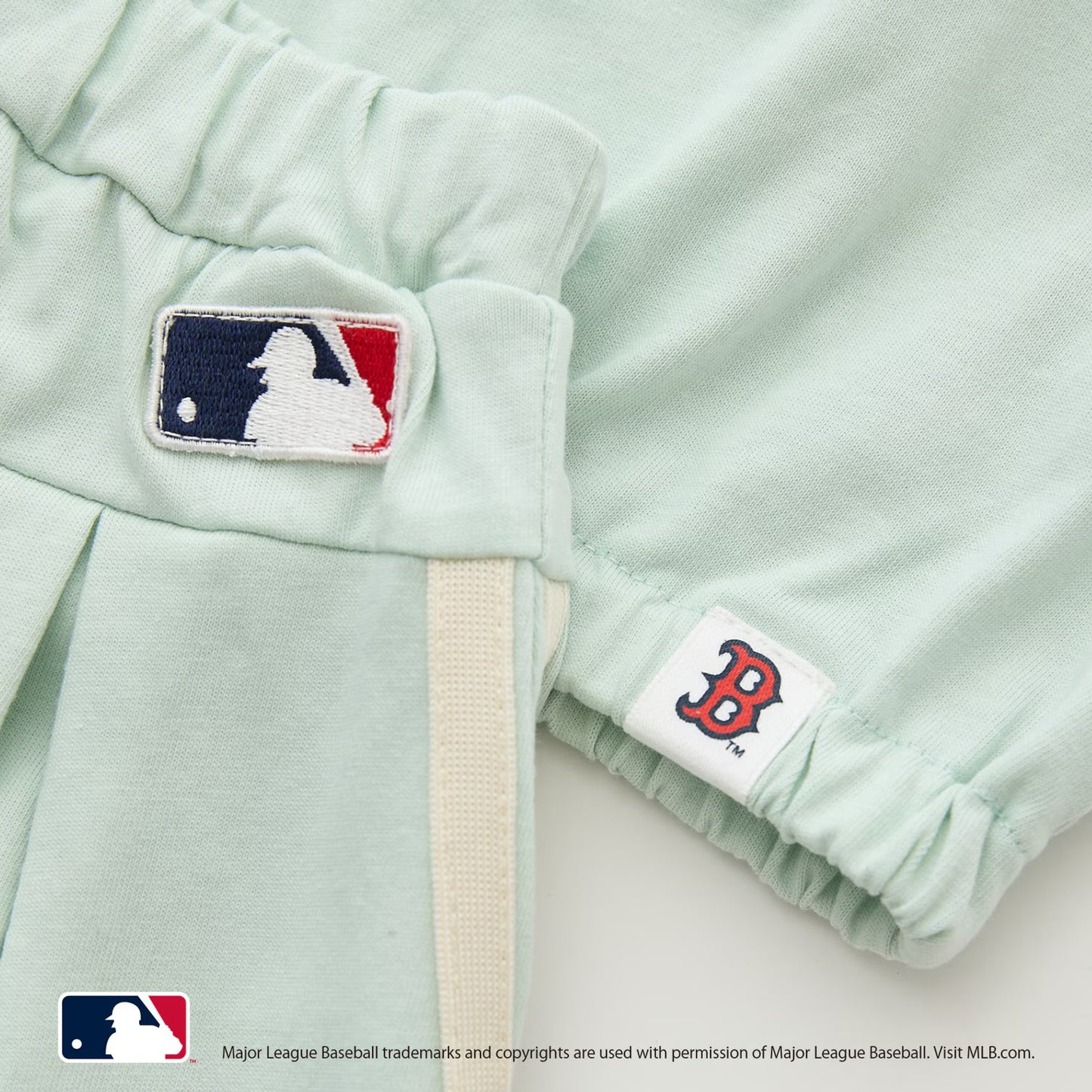日本童裝 pe#main x 【MLB】上衣短裙兩件套裝 80-130cm 女童款 夏季 TOPS SKIRTS