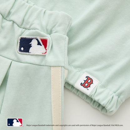 日本童裝 pe#main x 【MLB】上衣短裙兩件套裝 80-130cm 女童款 夏季 TOPS SKIRTS