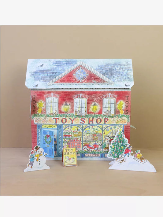 日英美直送 由英國知名插畫家Emily Sutton設計的插畫倒數日曆 Toy Shop 3D Pop-Out Advent Calendar 聖誕倒數日曆 大人款 聖誕快樂特輯 不參與$900免運 滿$900可加$25免運到順豐站/智能櫃 Christmas Advent Calendars 2026