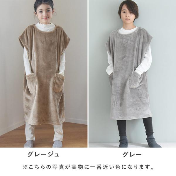 日本直送 超細纖維絨毛套頭睡袋/家居服 100-140cm 親子裝 男童款/女童款 秋冬季 睡袋系列