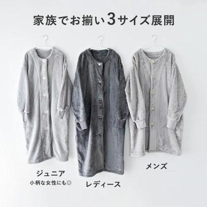 日本直送 超細纖維絨毛長袖睡袋/家居服 Free Size/150-160cm 親子裝 大人款/青少年款 秋冬季 睡袋系列