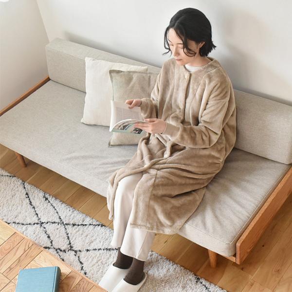 日本直送 超細纖維絨毛長袖睡袋/家居服 Free Size/150-160cm 親子裝 大人款/青少年款 秋冬季 睡袋系列