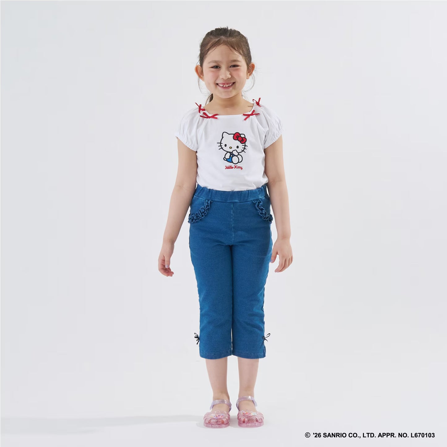 Japanese children's clothing Ly# mine tank top and shorts set 100-150cm girls summer TOPS PANTS 