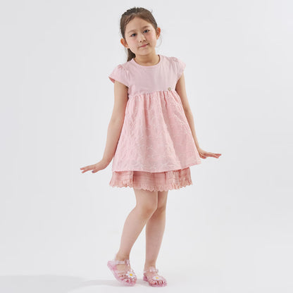 日本童裝 Ly# mine 緞帶刺繡上衣 90-140cm 女童款 夏季 TOPS