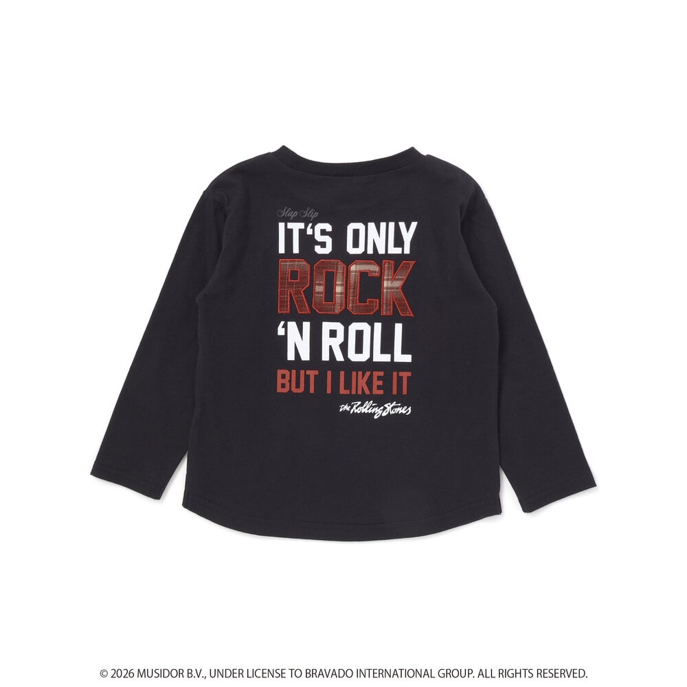 日本童裝 Slap Slip x The Rolling Stones 印花長袖上衣 80-130cm 男童款/女童款 秋季 TOPS 其他品牌童裝