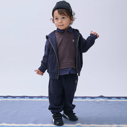 日本童裝 pe#main x【POLO BCS】運動長褲 80-130cm 男童款 秋季 PANTS