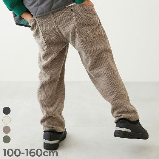日本童裝 dev!rock 口袋柔軟燈芯絨長褲 100-160cm 男童款/女童款 冬季 PANTS