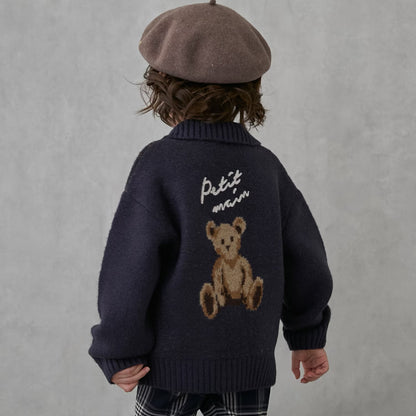 日本童裝 pe#main 針織外套 80-130cm 男童款 冬季 OUTERWEAR