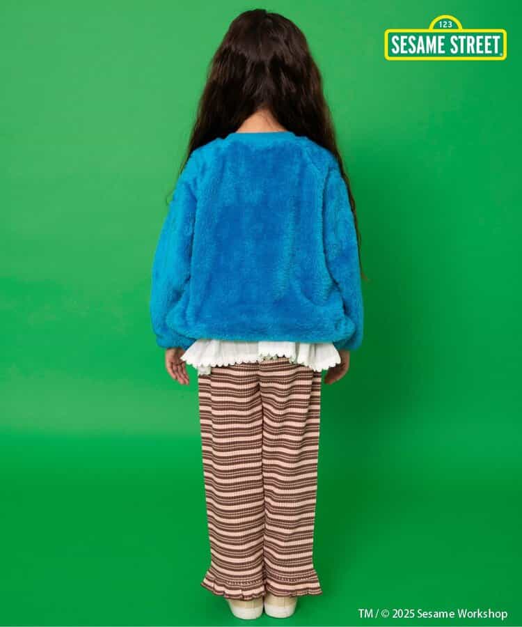 日本童裝 BREEZE x Sesame Street 毛毛上衣 80-140cm 男童款/女童款 冬季 TOPS