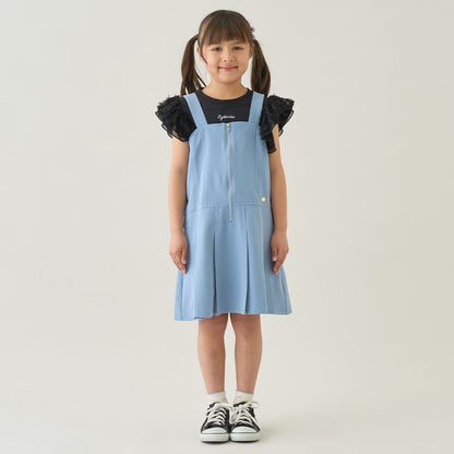 Japanese children's clothing Ly# mine tank top and shorts set 100-150cm girls summer TOPS PANTS 