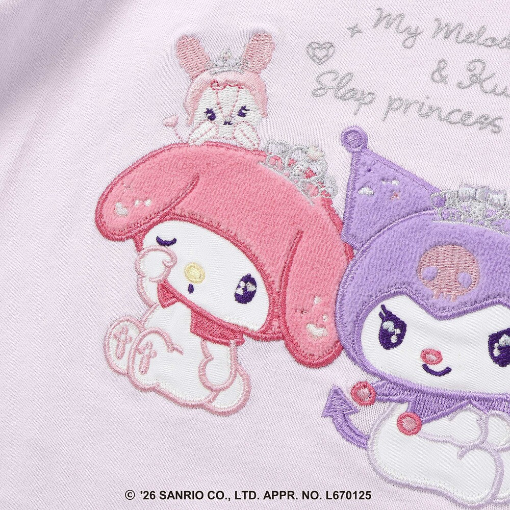 日本童裝 Slap Slip x Sanrio 肩部刺繡荷葉邊長袖上衣 80-130cm 女童款 秋季 TOPS 其他品牌童裝