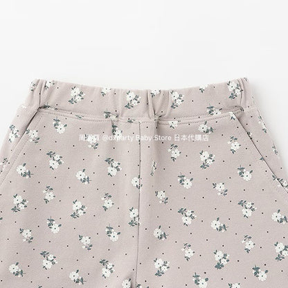 Japanese children's clothing pe#main ruffle shorts 80-130cm girls summer PANTS 
