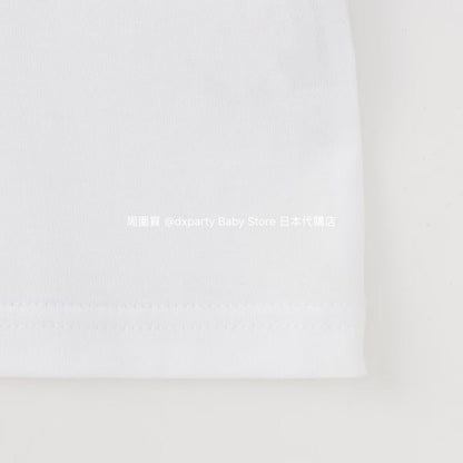 Japanese XLARGE KIDS number printed tops 90-140cm boys' summer TOPS 