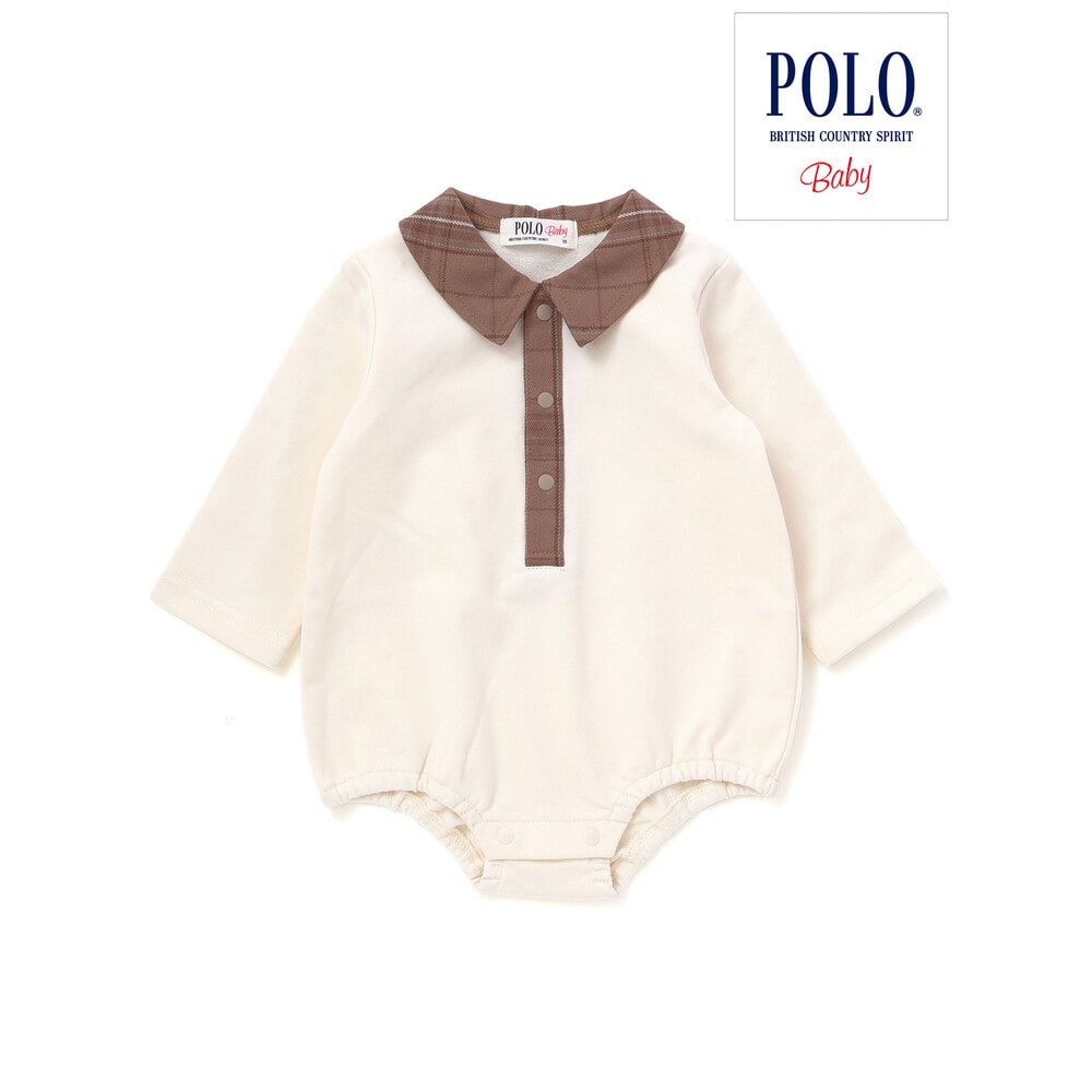 日本童裝  SLAP SLIP x POLO BCS polo連衣及吊帶連體褲套裝 70-80cm 男童款 初生嬰兒 秋季 Jumpsuit