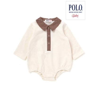 日本童裝  SLAP SLIP x POLO BCS polo連衣及吊帶連體褲套裝 70-80cm 男童款 初生嬰兒 秋季 Jumpsuit