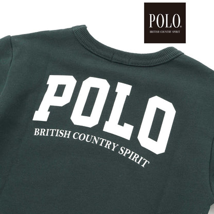 日本童裝  SLAP SLIP x POLO BCS Logo印花衛衣 80-130cm 男童款/女童款 秋季 TOPS
