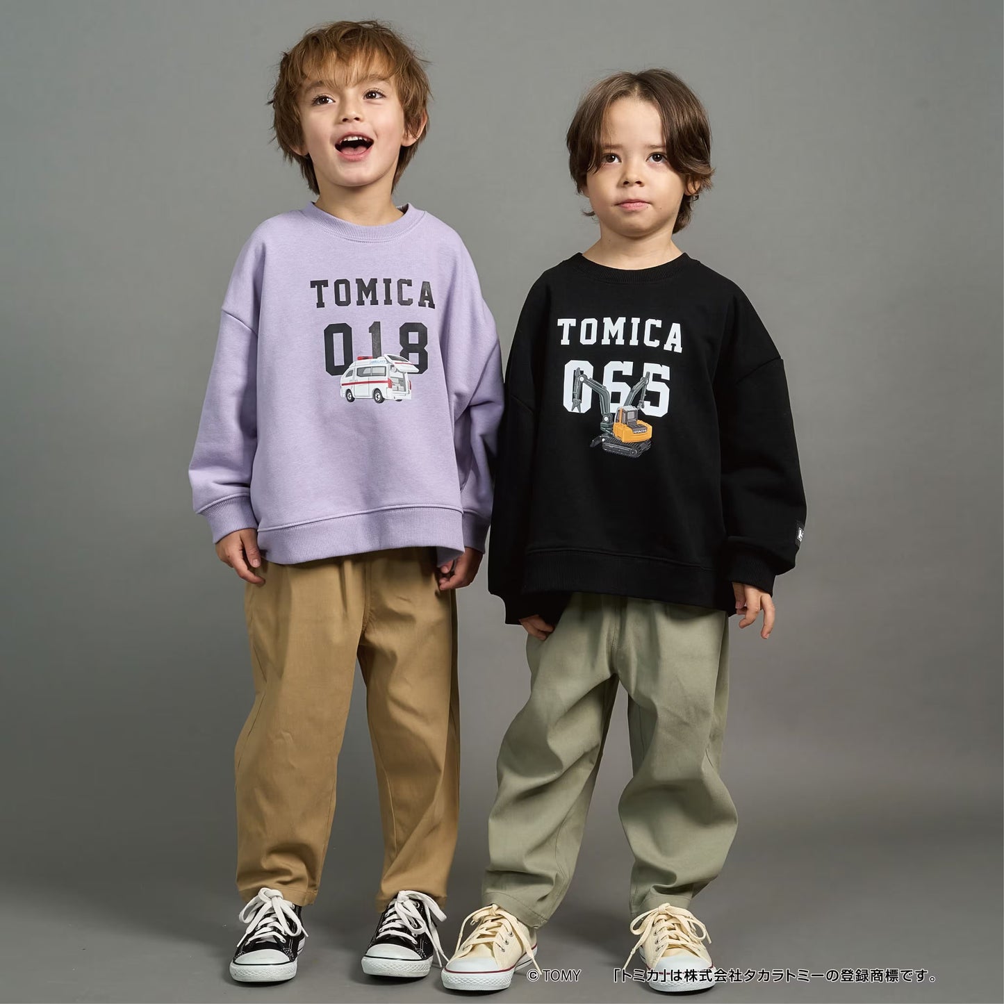 日本童裝 b・R# x Tomica 速乾系列 車車衛衣 90-130cm 男童款 冬季 TOPS