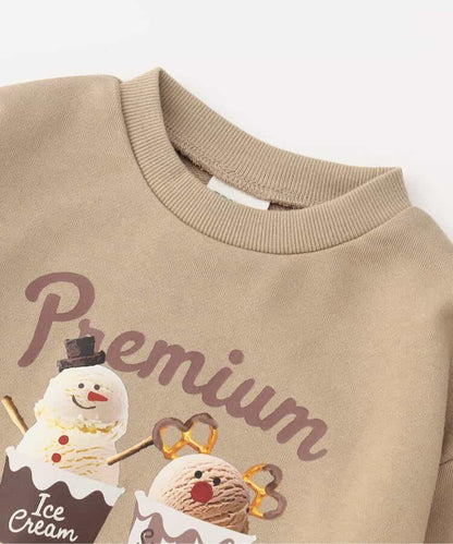 日本童裝 BREEZE 衛衣 80-140cm 男童款/女童款 冬季 Tops Christmas 聖誕快樂特輯 聖誕服裝/飾物配件 聖誕紅/新年紅