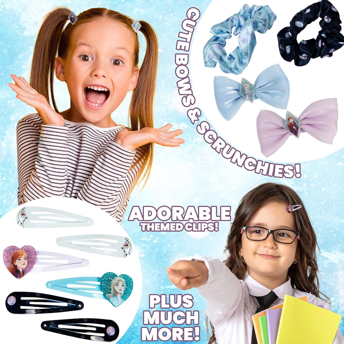 英美直送 Disney Frozen Hair Accessories 聖誕倒數日曆 兒童款 聖誕快樂特輯 聖誕倒數日曆A 不參與$900免運 滿$900可加$25免運 Christmas Advent Calendars 2025