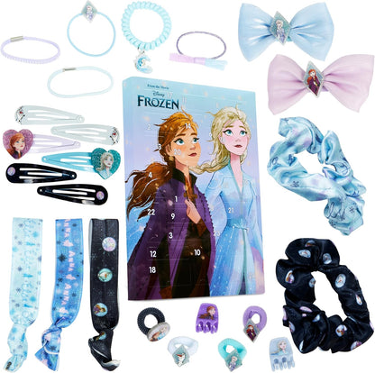 英美直送 Disney Frozen Hair Accessories 聖誕倒數日曆 兒童款 聖誕快樂特輯 聖誕倒數日曆A 不參與$900免運 滿$900可加$25免運 Christmas Advent Calendars 2025