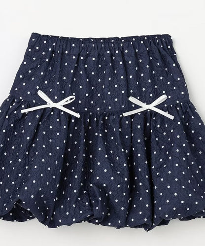 日本童裝 aF#a325 泡泡波點短裙 110-150cm 女童款 夏季 SKIRTS