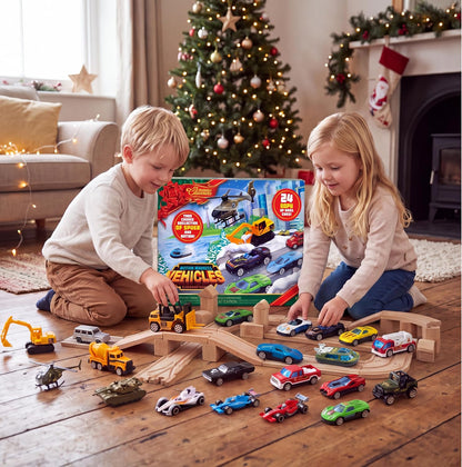 日英美直送 Vehicles Toys Advent Calendar 聖誕倒數日曆 兒童款 聖誕快樂特輯 不參與$900免運 滿$900可加$25免運到順豐站/智能櫃 Christmas Advent Calendars 2026