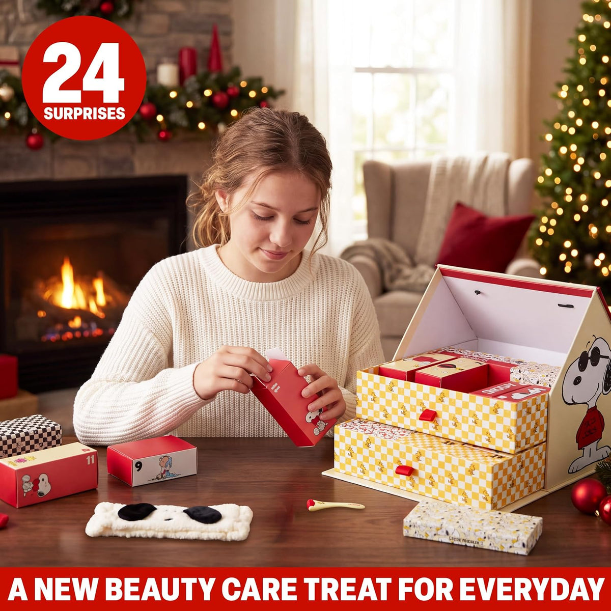 日英美直送 Get Trend Peanuts Snoopy Beauty Advent Calendar 聖誕倒數日曆 大人款/兒童款 聖誕快樂特輯 不參與$900免運 滿$900可加$25免運到順豐站/智能櫃 Christmas Advent Calendars 2026