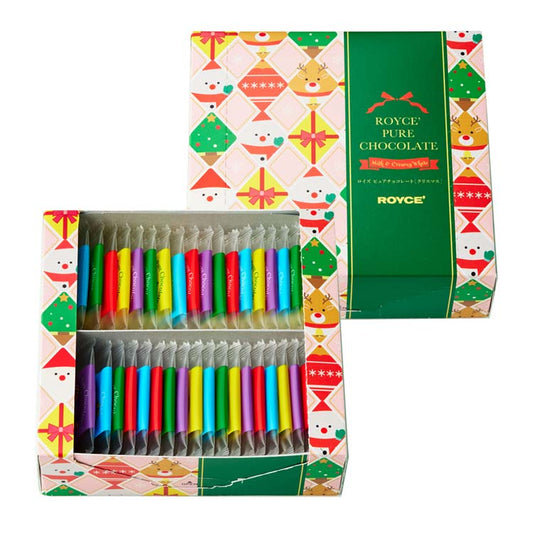 日本直送 ROYCE 朱古力禮盒 40枚 聖誕快樂特輯 新年行運發財特輯 Christmas Happy New Year 馬年 限定手信
