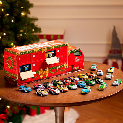 英美直送 Pull Back Vehicles 回力車 聖誕倒數日曆 兒童款 聖誕快樂特輯 聖誕倒數日曆A 不參與$900免運 滿$900可加$25免運 Christmas Advent Calendars 2025