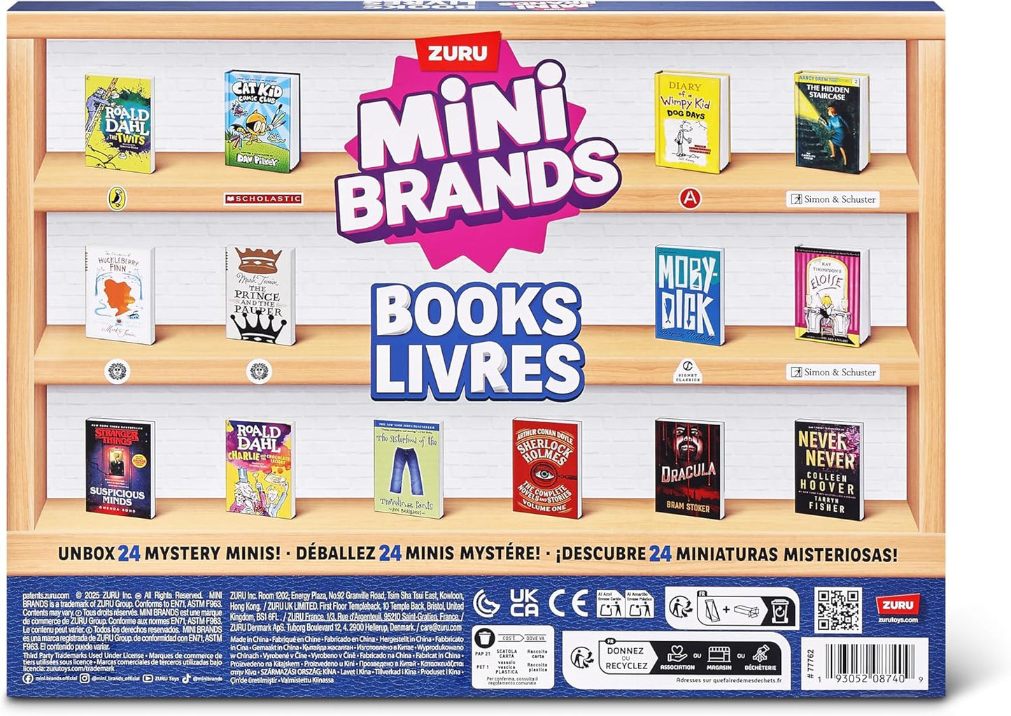 英美直送 Mini Brands Books 聖誕倒數日曆 兒童款 聖誕快樂特輯 聖誕倒數日曆A 不參與$900免運 滿$900可加$25免運 Christmas Advent Calendars 2025