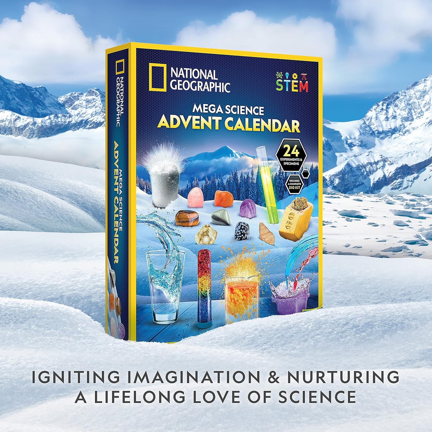 英美直送 NATIONAL GEOGRAPHIC Science Kit & Rock Collection 聖誕倒數日曆 兒童款 聖誕快樂特輯 聖誕倒數日曆A 不參與$900免運 滿$900可加$25免運 Christmas Advent Calendars 2025