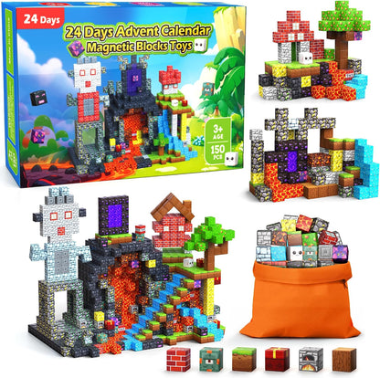 日英美直送 Magentic Blocks Advent Calendar 聖誕倒數日曆 兒童款 聖誕快樂特輯 不參與$900免運 滿$900可加$25免運到順豐站/智能櫃 Christmas Advent Calendars 2026