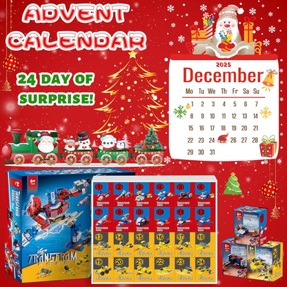 英美直送 Transform Robot Building Blocks 聖誕倒數日曆 兒童款 聖誕快樂特輯 聖誕倒數日曆A 不參與$900免運 滿$900可加$25免運 Christmas Advent Calendars 2025
