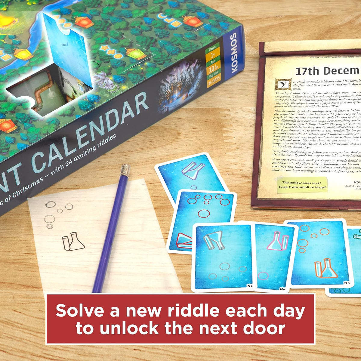 日英美直送 EXIT: The Game - The Magic of Christmas Advent Calendar 聖誕倒數日曆 兒童款 聖誕快樂特輯 不參與$900免運 滿$900可加$25免運到順豐站/智能櫃 Christmas Advent Calendars 2026