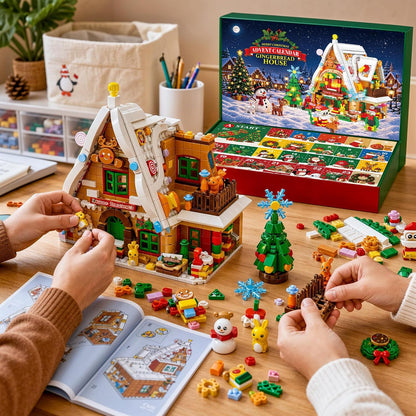 日英美直送 LED Gingerbread House Building Toy Advent Calendar 聖誕倒數日曆 大人款/兒童款 聖誕快樂特輯 不參與$900免運 滿$900可加$25免運到順豐站/智能櫃 Christmas Advent Calendars 2026