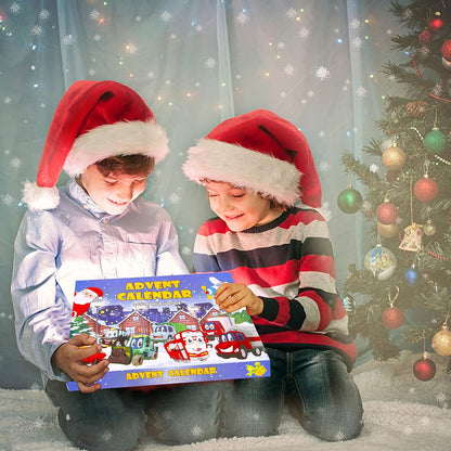 英美直送 Car Stocking Stuffer Toys 聖誕倒數日曆 兒童款 聖誕快樂特輯 聖誕倒數日曆A 不參與$900免運 滿$900可加$25免運 Christmas Advent Calendars 2025