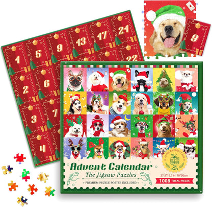 日英美直送 Dogs Puzzle Advent Calendar 聖誕倒數日曆 大人款/兒童款 聖誕快樂特輯 不參與$900免運 滿$900可加$25免運到順豐站/智能櫃 Christmas Advent Calendars 2026