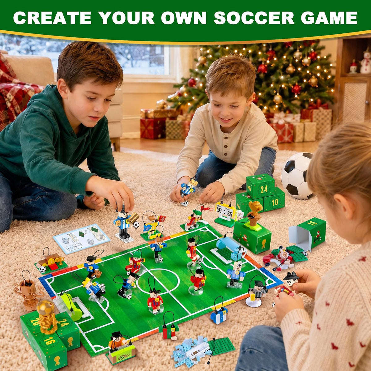 日英美直送 Soccer Building Blocks Advent Calendar 聖誕倒數日曆 大人款/兒童款 聖誕快樂特輯 不參與$900免運 滿$900可加$25免運到順豐站/智能櫃 Christmas Advent Calendars 2026