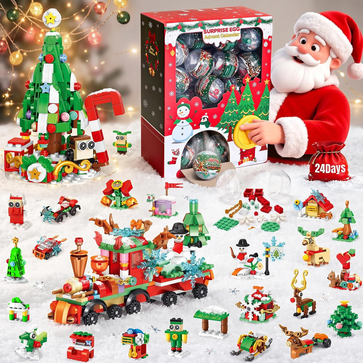 日英美直送 Capsule Vending Machine with Building Block Advent Calendar 聖誕倒數日曆 大人款/兒童款 聖誕快樂特輯 不參與$900免運 滿$900可加$25免運到順豐站/智能櫃 Christmas Advent Calendars 2026