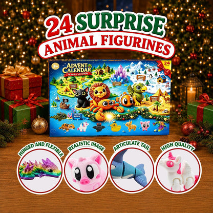 日英美直送 3D-Printed-Animals Toy Gifts Advent Calendar 聖誕倒數日曆 兒童款 聖誕快樂特輯 不參與$900免運 滿$900可加$25免運到順豐站/智能櫃 Christmas Advent Calendars 2026
