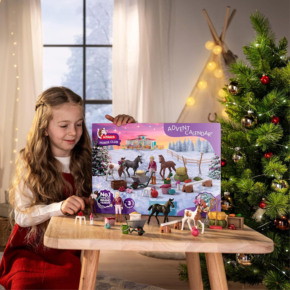 日英美直送 Schleich Horse Club Advent Calendar 聖誕倒數日曆 兒童款 聖誕快樂特輯 不參與$900免運 滿$900可加$25免運到順豐站/智能櫃 Christmas Advent Calendars 2026